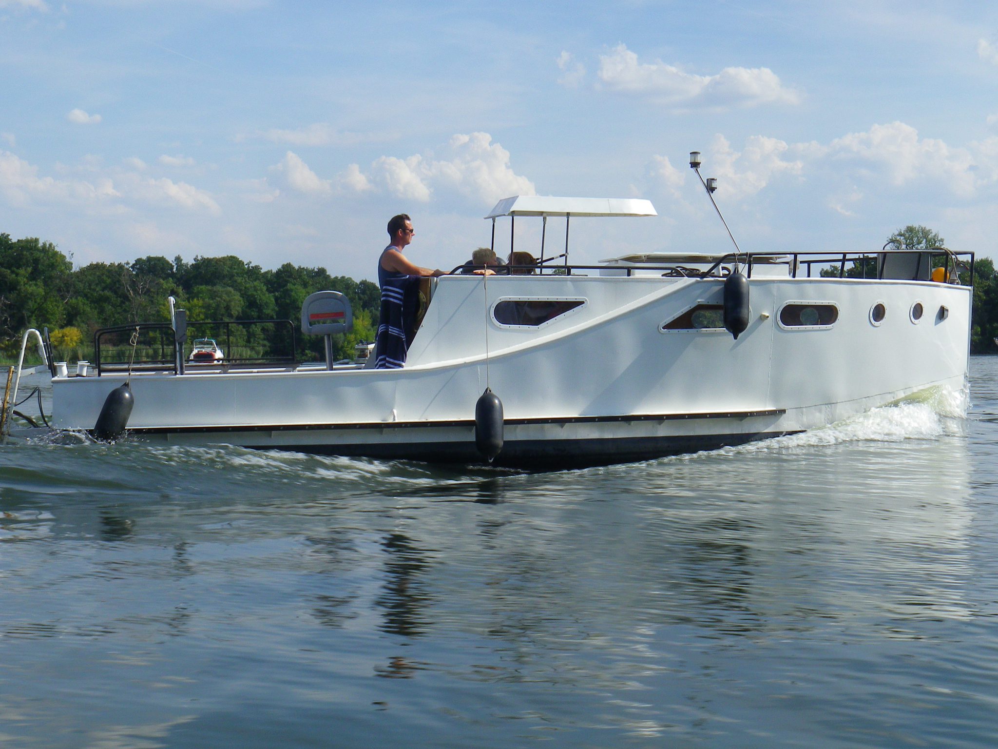 1920's Riveted Steel Boat